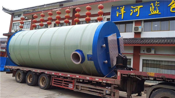 3000立方一体化雨水提升泵站地埋式安装(图1)